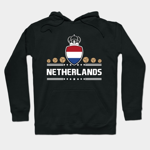 ORANJE VOETBAL NETHERLANDS | NETHERLANDS FOOTBALL Hoodie by VISUALUV